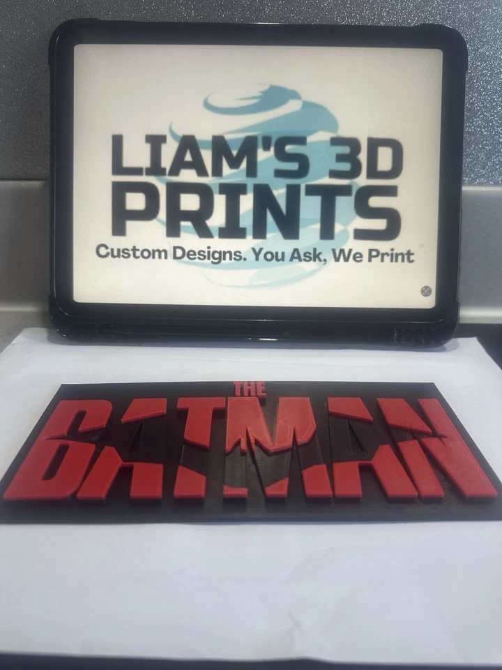 Decorative The Batman DC Film Logo Cinema Room Sign Display