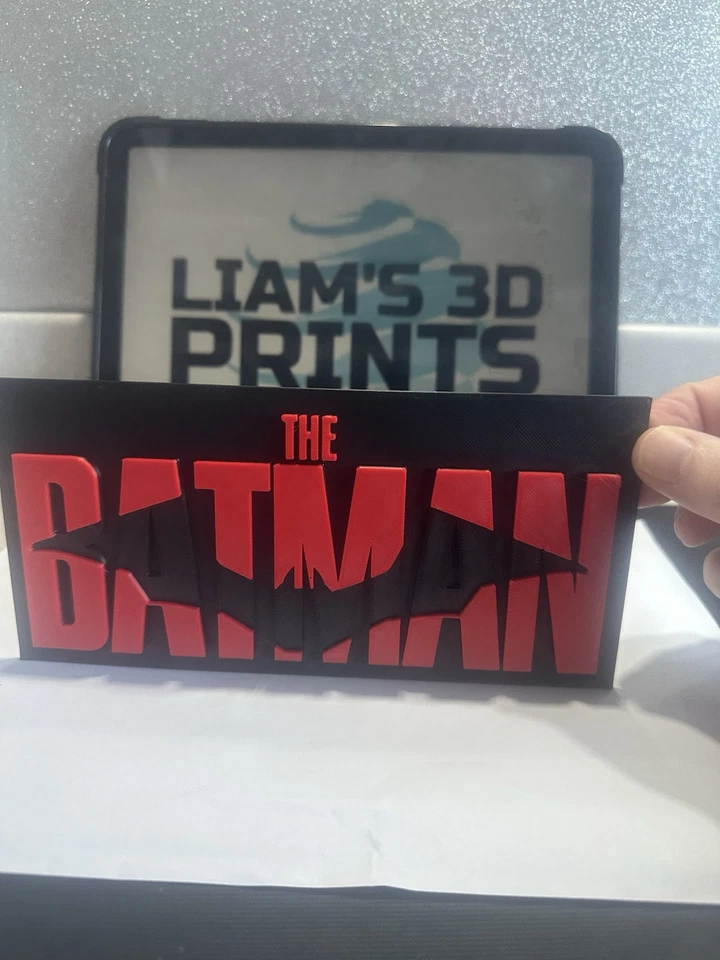 Decorative The Batman DC Film Logo Cinema Room Sign Display