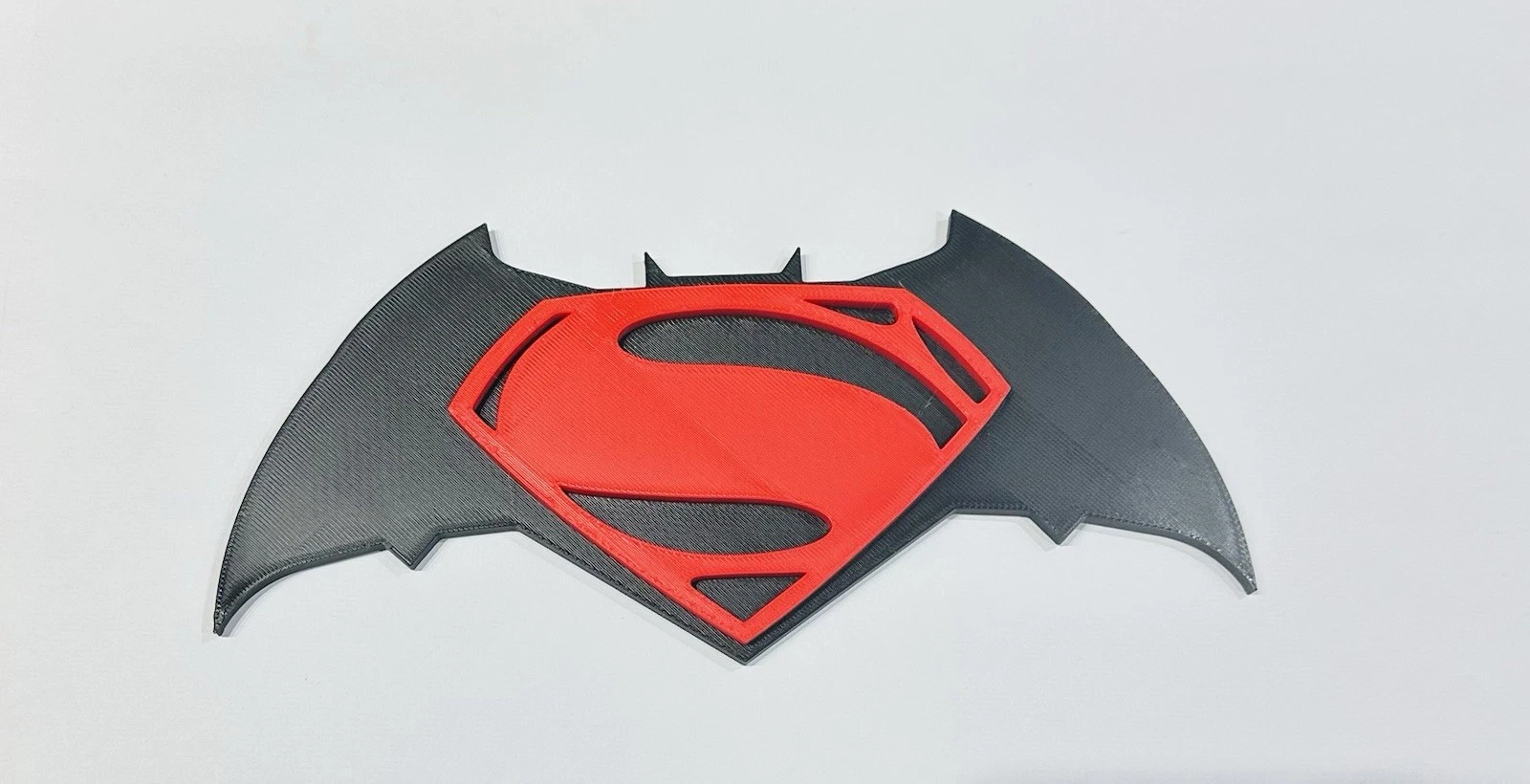 Decorative Batman Vs Superman DC Logo Room Sign Display Wall Plaque
