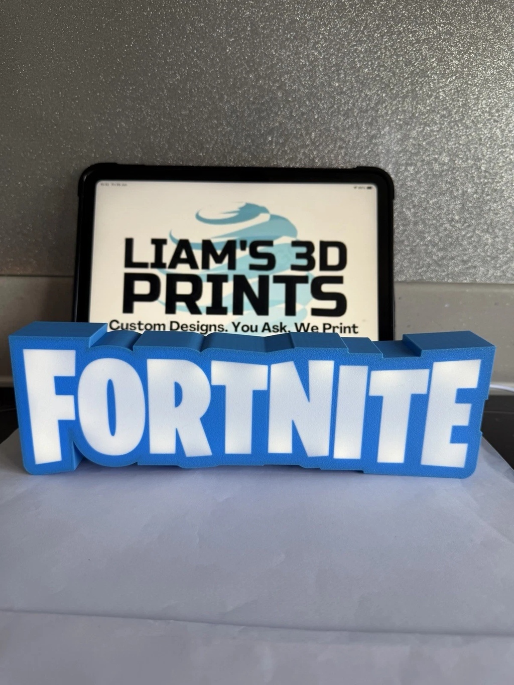 Decorative Fortnite Lightbox USB Powered 3D Print Gaming