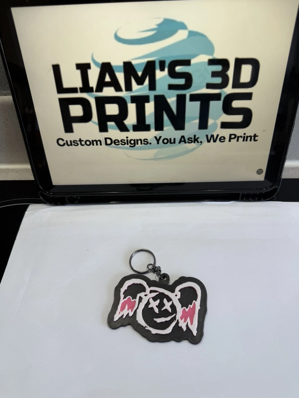 Wrestler Keyring Alexa Bliss Logo Keychain Included Keys Sign Display Wrestling