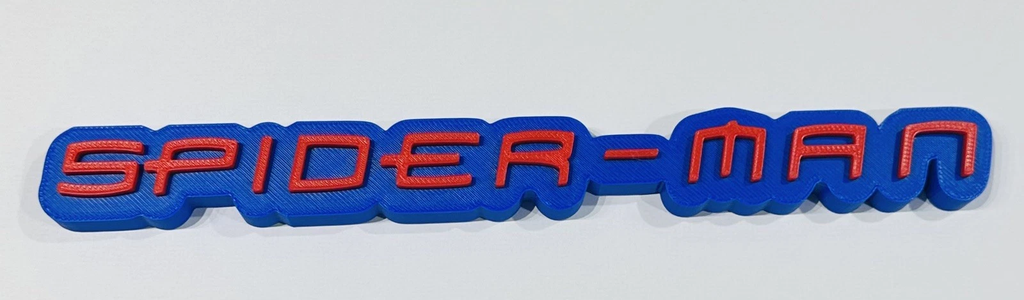 Decorative Spiderman Film TV Self Standing logo Sign Display Pops