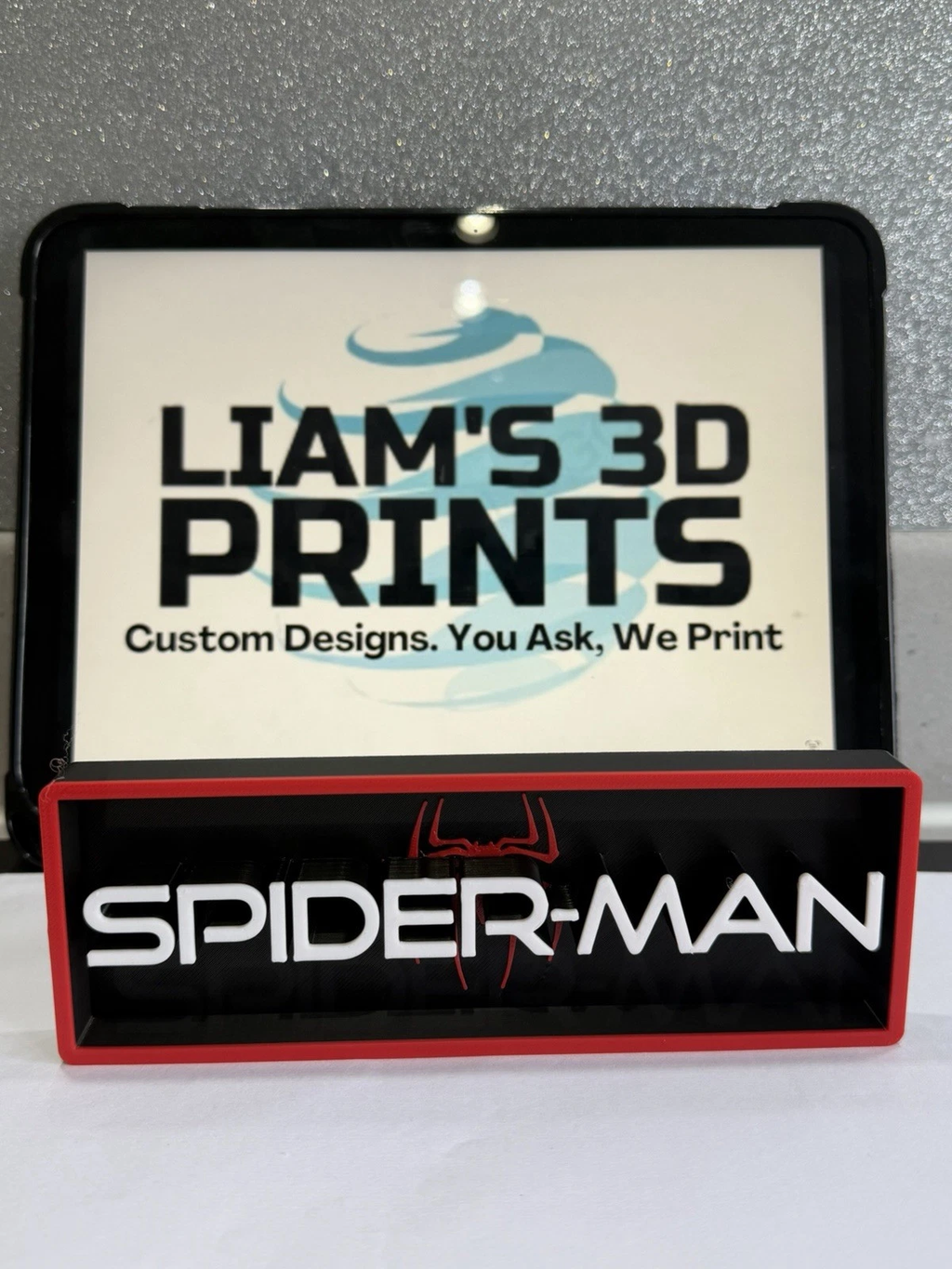 Decorative Spiderman Spider-Man Film Logo Sign Display Cinema s17.5cm L 22cm