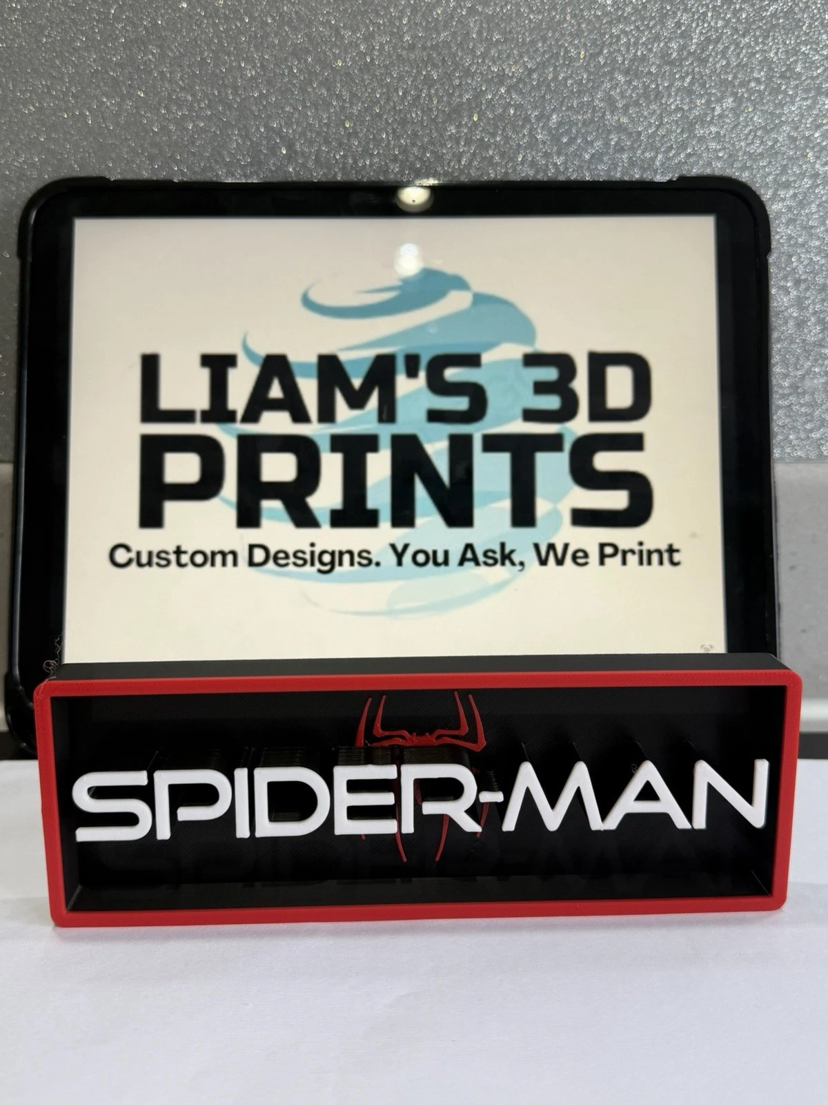 Decorative Spiderman Spider-Man Film Logo Sign Display Cinema s17.5cm L 22cm