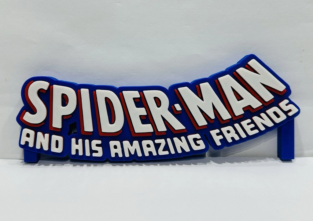 Decorative Spider-Man Spiderman And His Amazing Friends logo Sing Display Pops