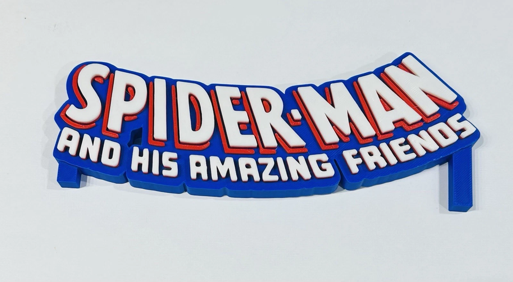 Decorative Spider-Man Spiderman And His Amazing Friends logo Sing Display Pops