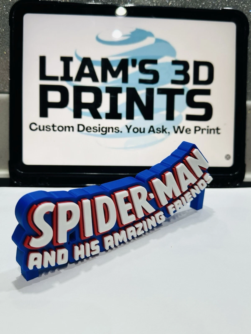 Decorative Spider-Man Spiderman And His Amazing Friends logo Sing Display Pops