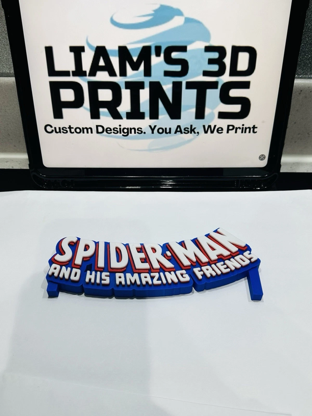 Decorative Spider-Man Spiderman And His Amazing Friends logo Sing Display Pops