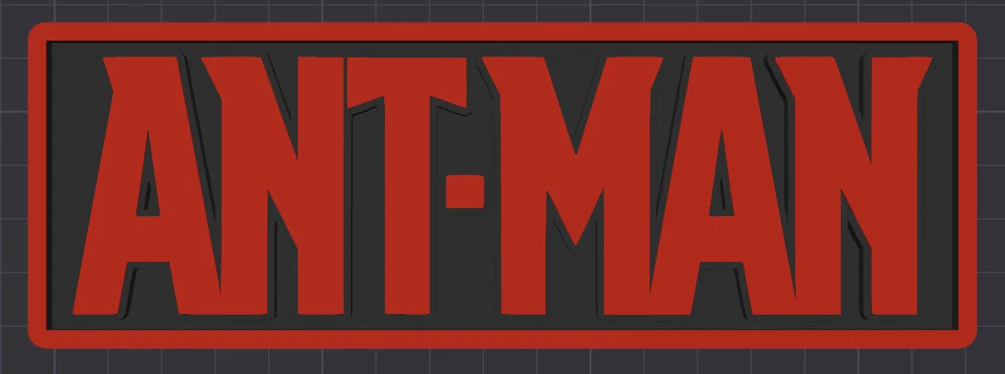 Decorative Ant Man Marvel Film 3D Logo Sign Display Cinema s 17.5cm L 22cm