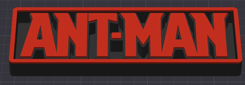 Decorative Ant Man Marvel Film 3D Logo Sign Display Cinema s 17.5cm L 22cm