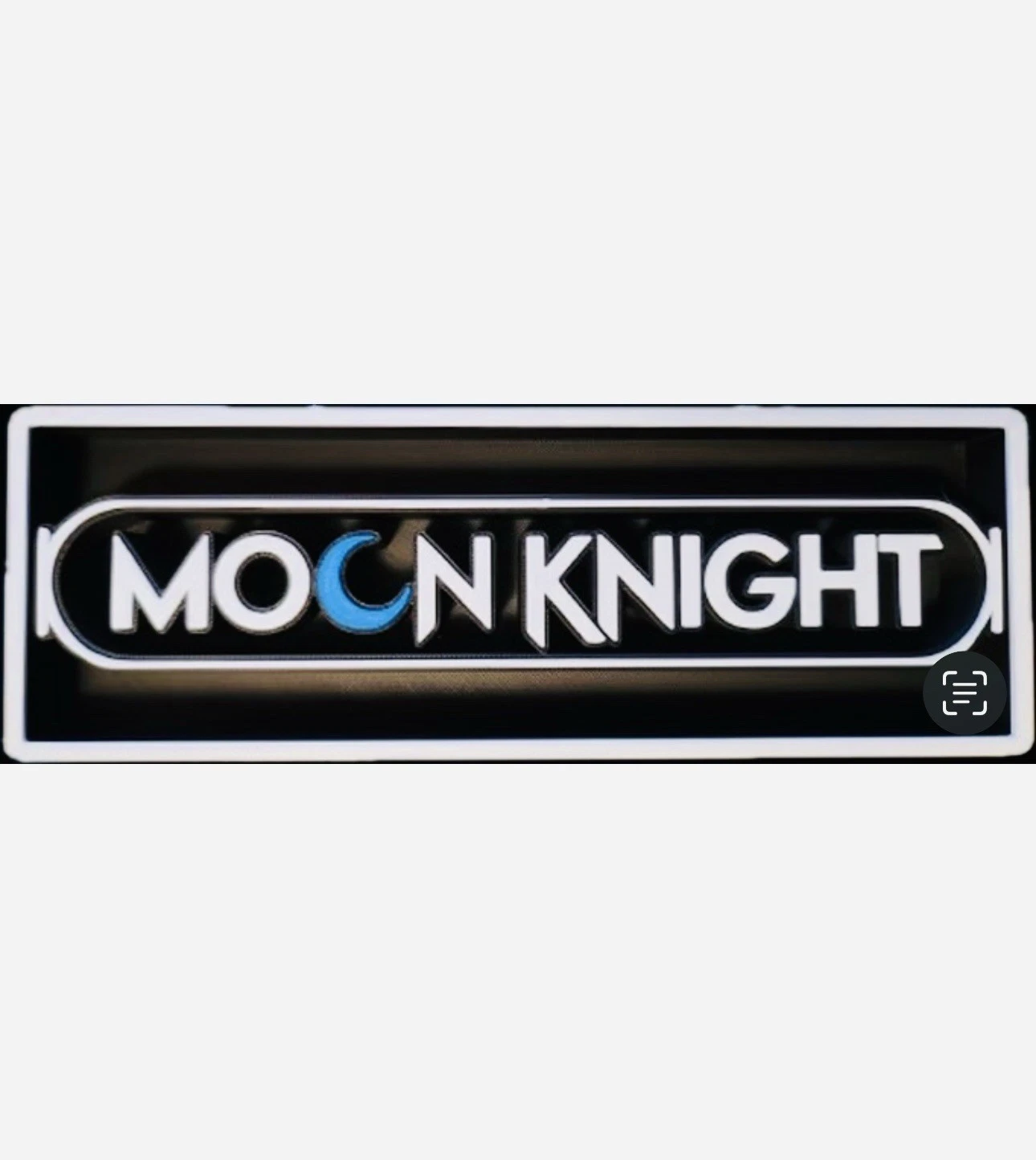 Decorative Moon Knight Marvel Film 3D Logo Sign Display Cinema s 17.5cm L 22cm