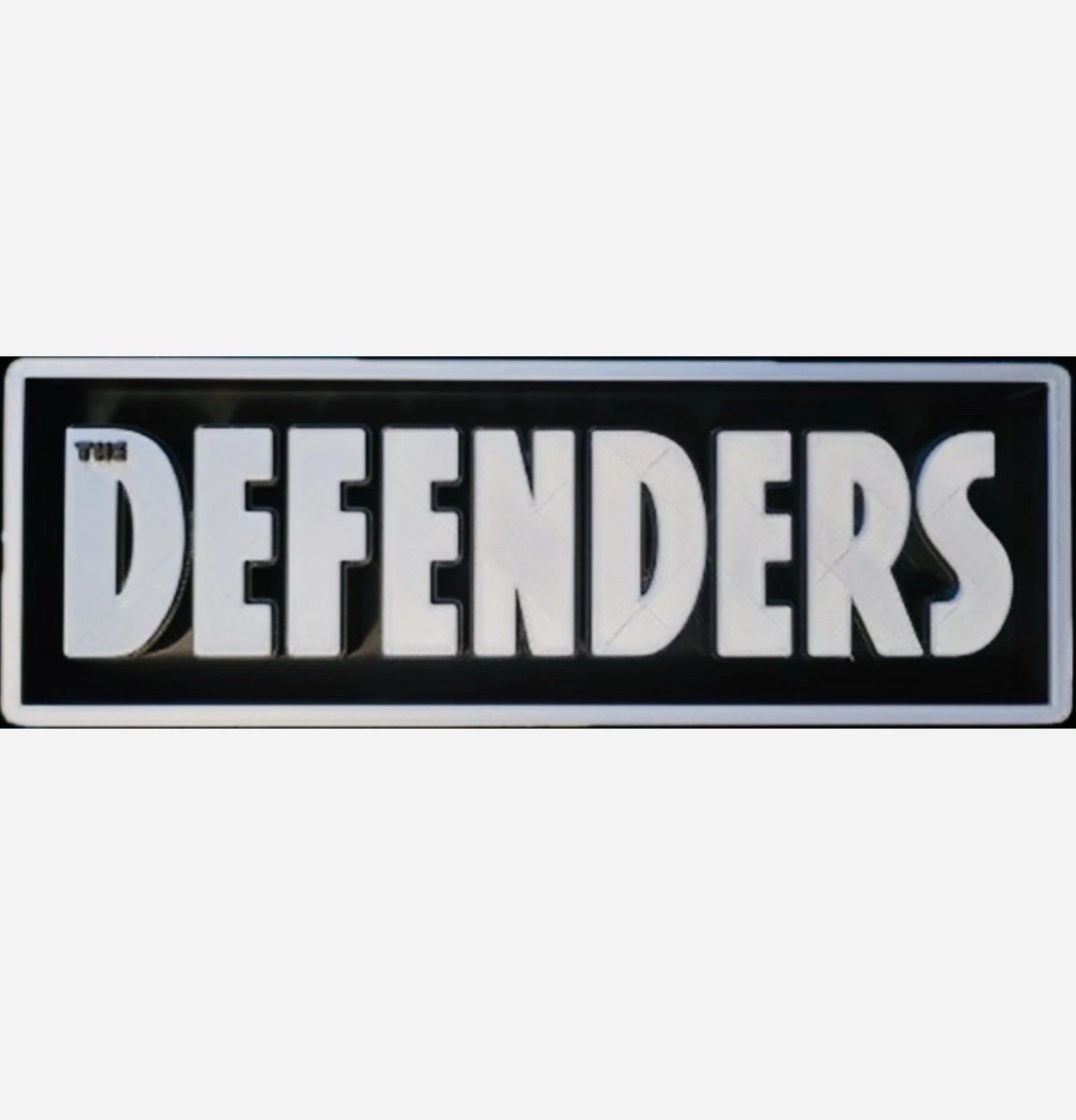 Decorative The Defenders marvel Film Logo Sign Display Cinema s 17.5cm L 22cm