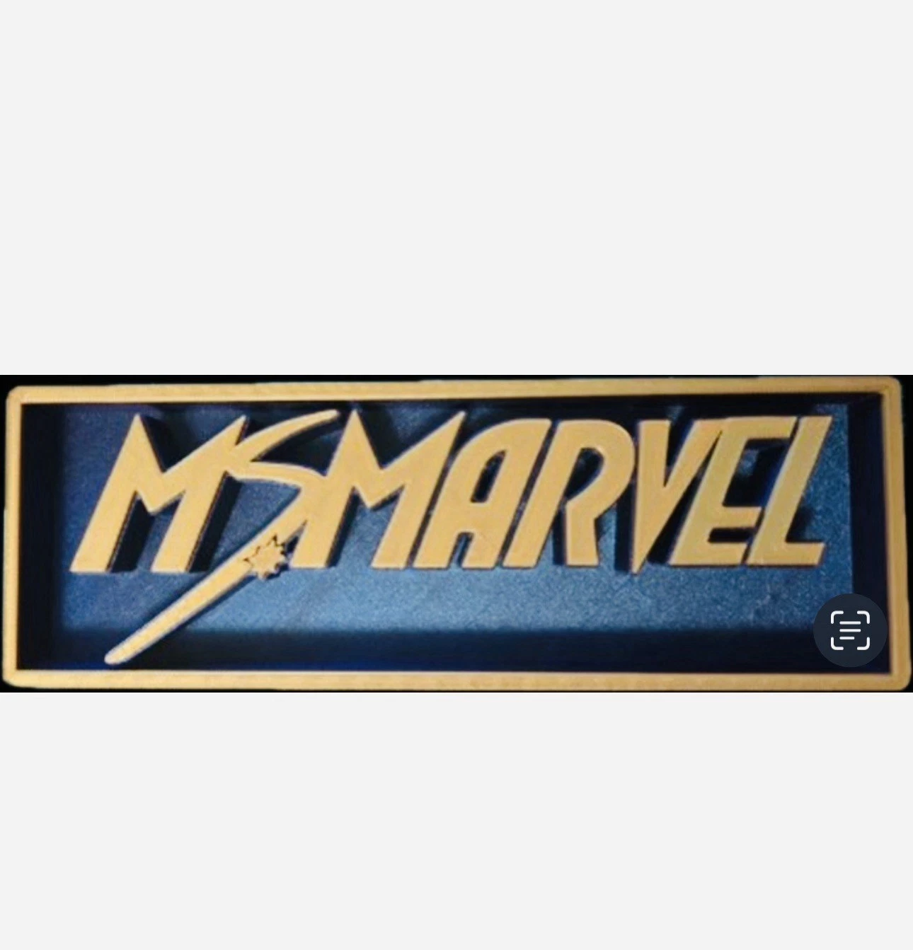 Decorative Ms Marvel Film Logo Sign Display Cinema s 17.5cm Large 22cm Marvel