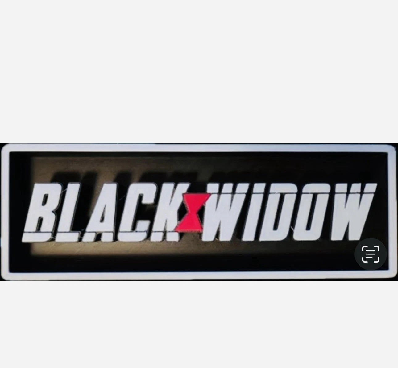 Decorative Black Widow Film Logo Sign Display Cinema s 17.5cm Large 22cm