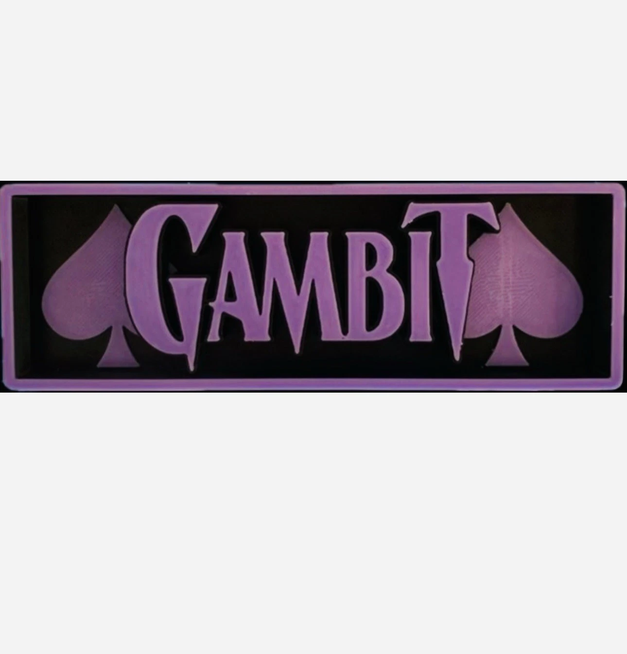 Decorative Remy LeBeau Gambit marvel Logo Sign Display Cinema s17.5cm L22cm