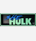 Decorative She Hulk marvel Film Logo Sign Display Cinema small 17.5cm Lar 22cm