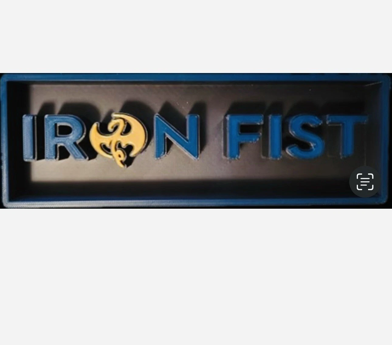 Decorative Iron Fist marvel Film Logo Sign Display Cinema small 17.5cm Lar 22cm