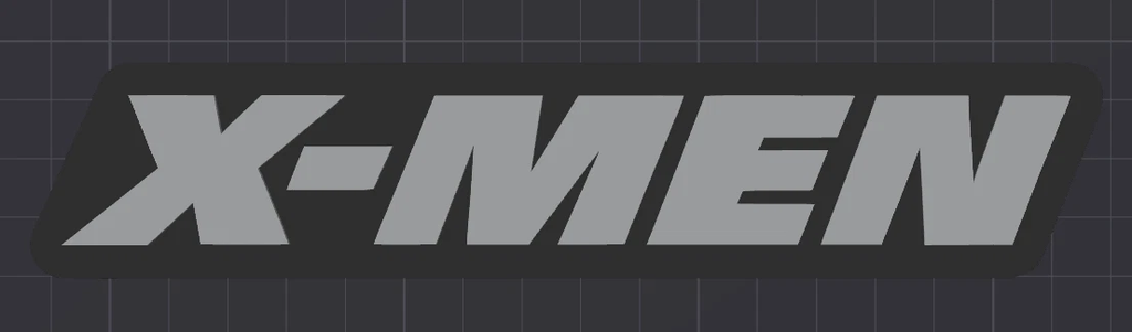 Decorative X-Men Marvel Self Standing Logo Movie Character Shelf Display