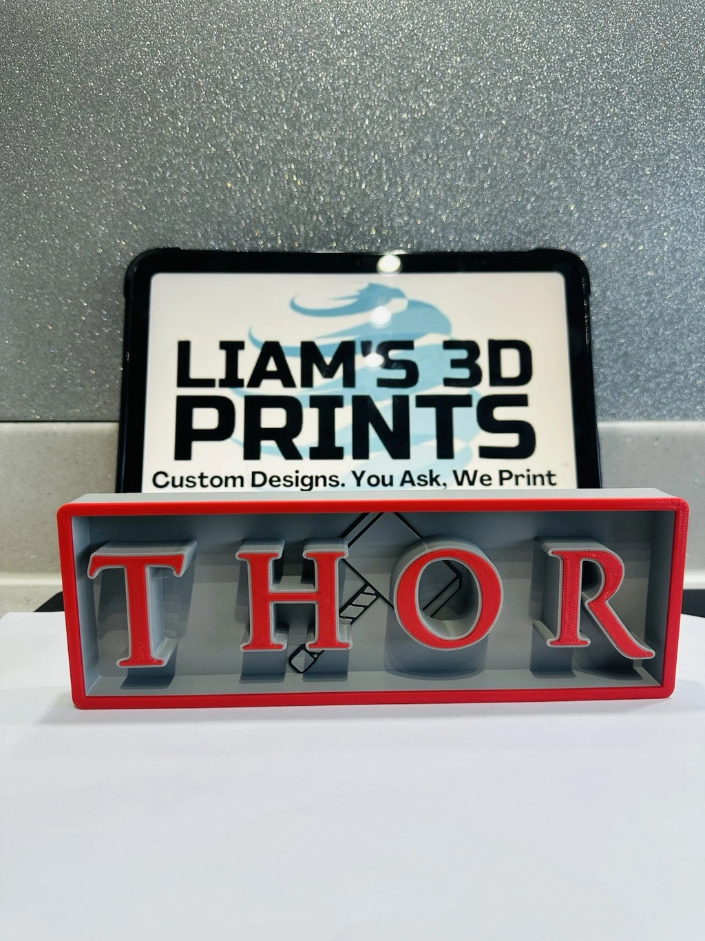 Decorative Thor marvel Film Logo Sign Display Cinema small 17.5cm Lar 22cm