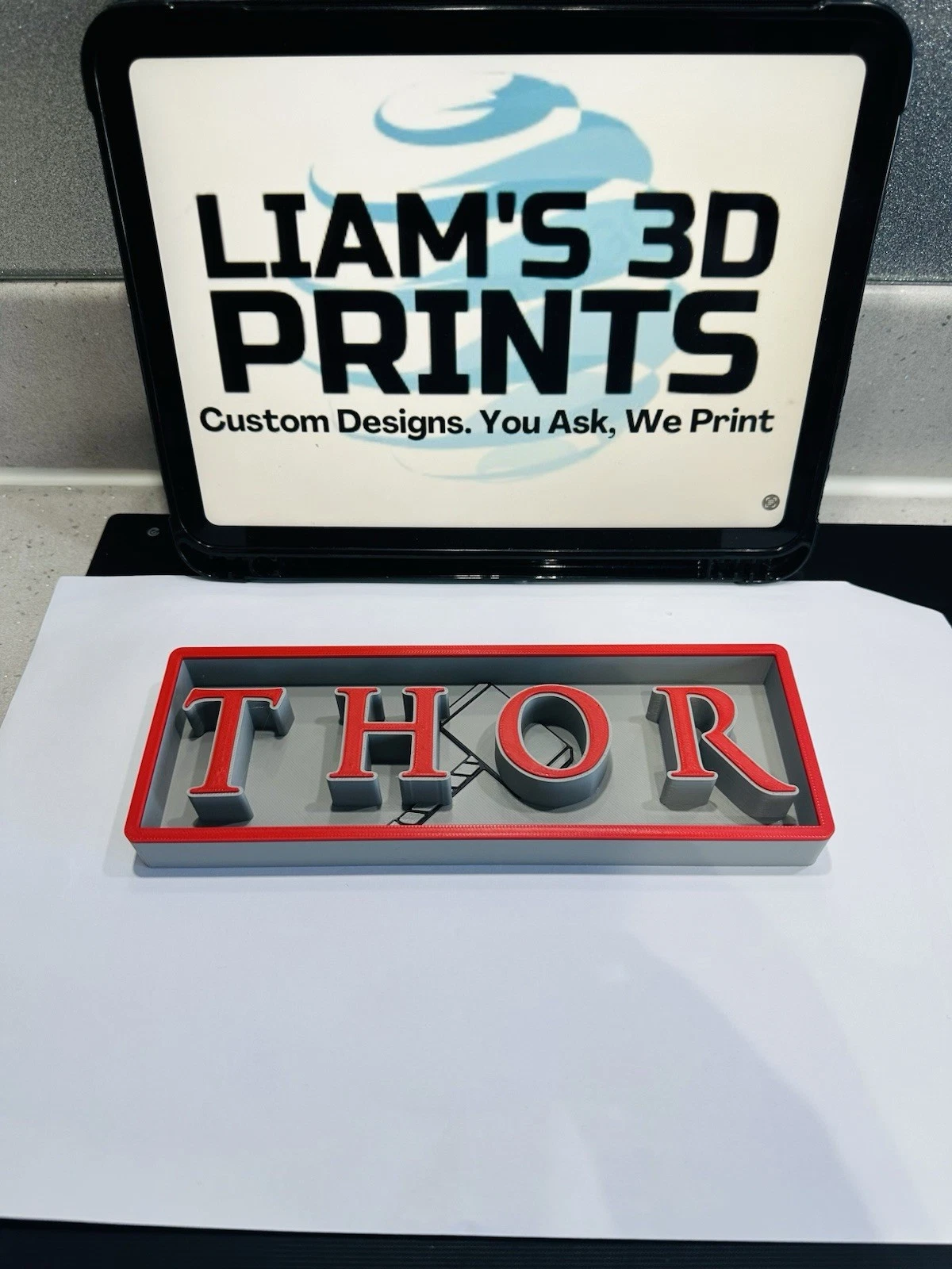 Decorative Thor marvel Film Logo Sign Display Cinema small 17.5cm Lar 22cm
