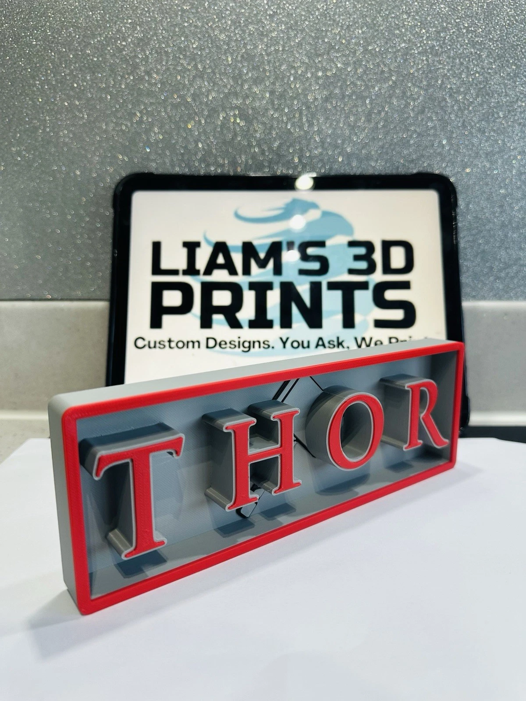 Decorative Thor marvel Film Logo Sign Display Cinema small 17.5cm Lar 22cm