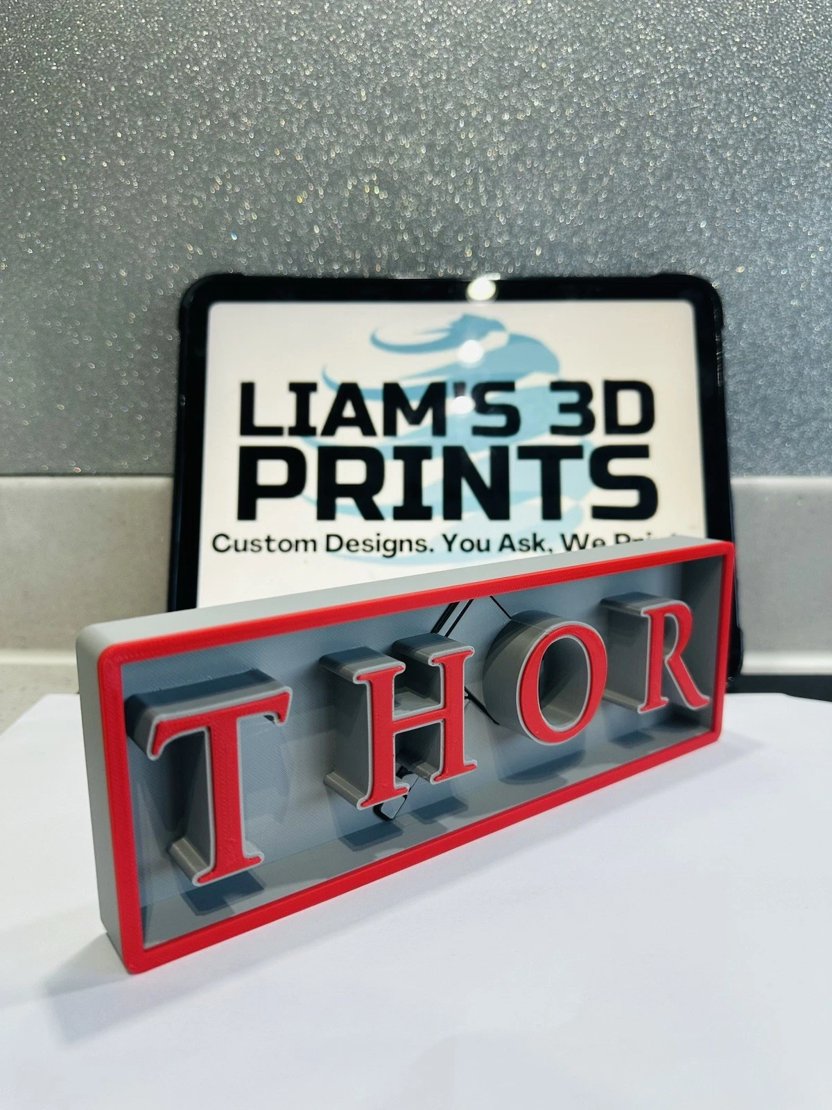 Decorative Thor marvel Film Logo Sign Display Cinema small 17.5cm Lar 22cm