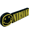 Decorative Nirvana Band Logo Self Standing 3D Print Music Sign Shelf Desk