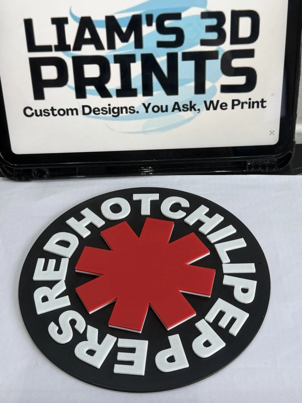 Decorative Red Hot Chilli Peppers Band sign logo display POP 3D music Rock