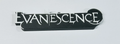 Decorative Evanescence Band Music Logo 3D Print Self Standing Display Shelf