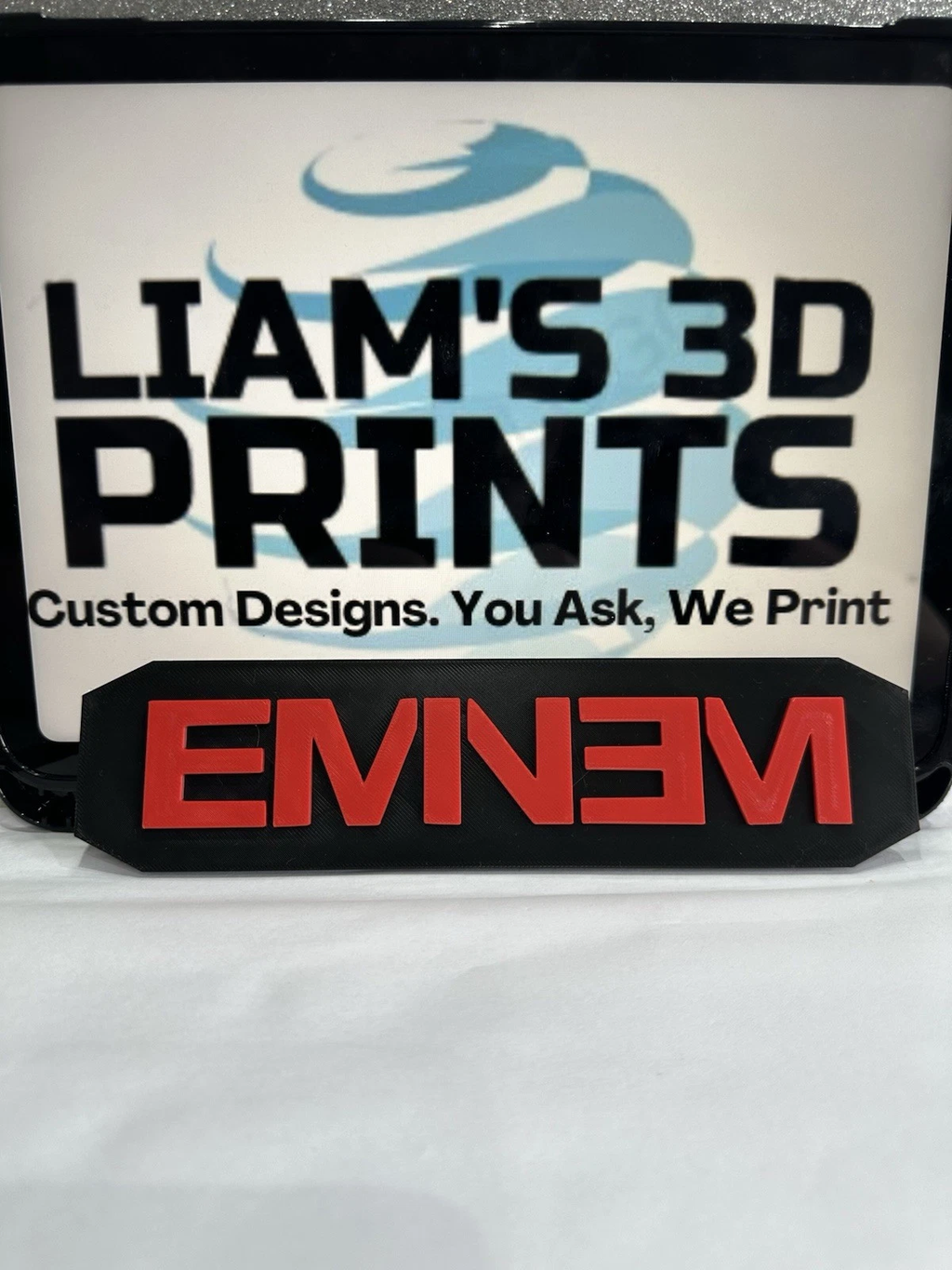 Decorative Eminem Slim Shady Rap logo display POP 3D music