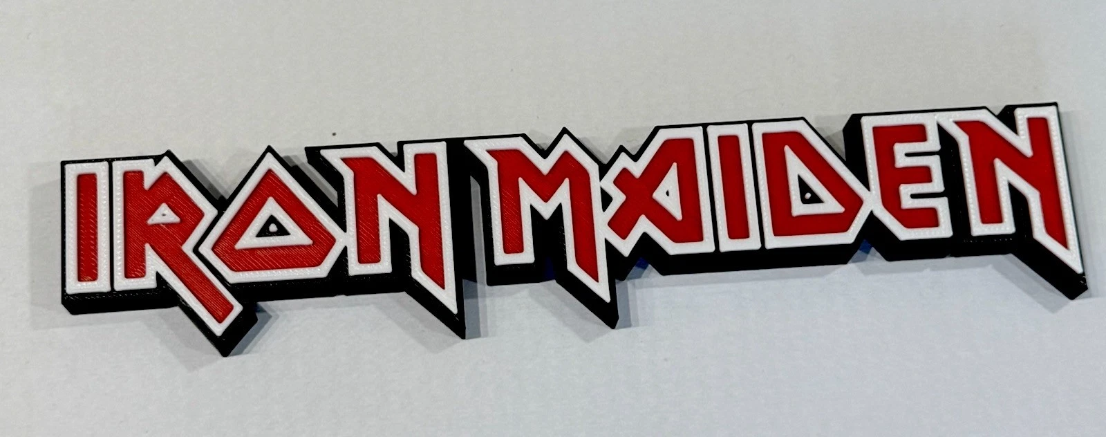 Decorative Iron Maiden self standing sign logo display POP 3D music
