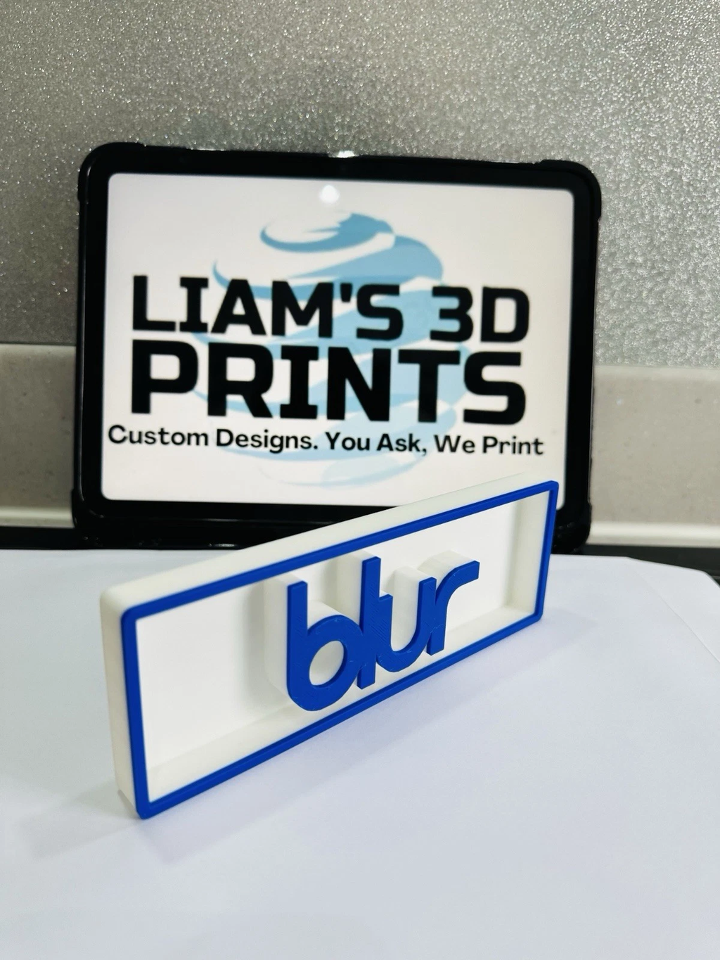 Decorative Blur Band Music Logo Sign Display Cinema s17.5cm L22cm