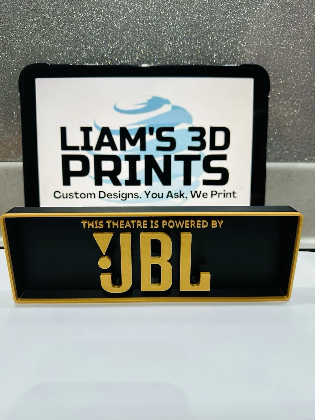 Decorative JBL logo Sign Theatre Display Cinema small 17.5cm Large 22cm