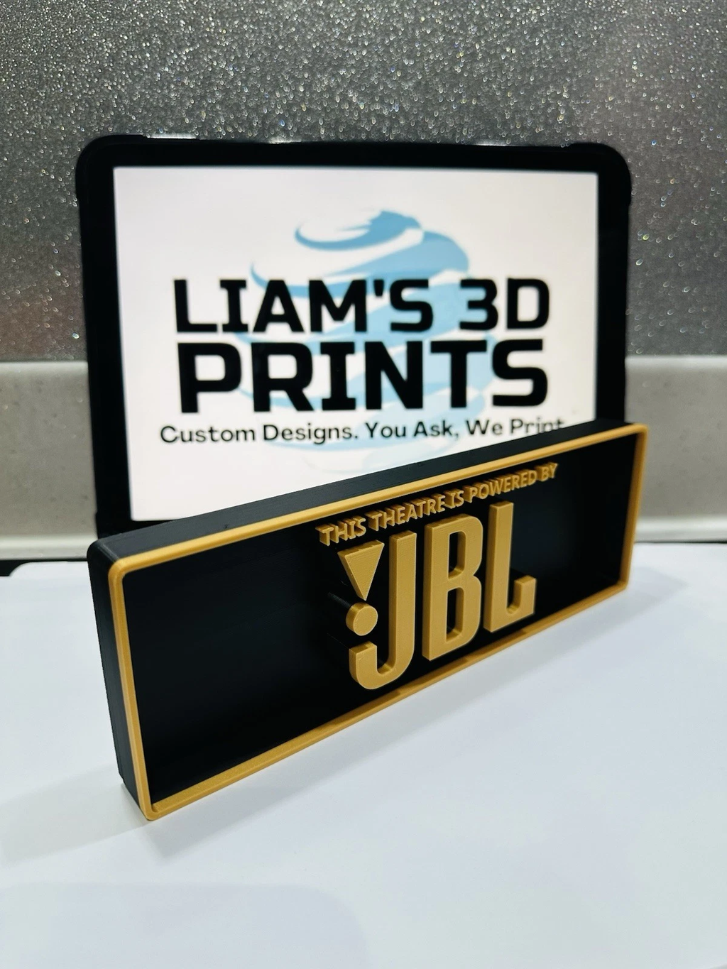 Decorative JBL logo Sign Theatre Display Cinema small 17.5cm Large 22cm