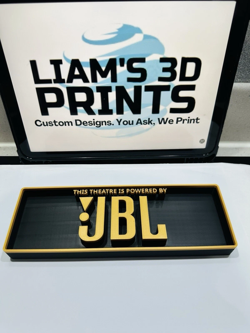 Decorative JBL logo Sign Theatre Display Cinema small 17.5cm Large 22cm