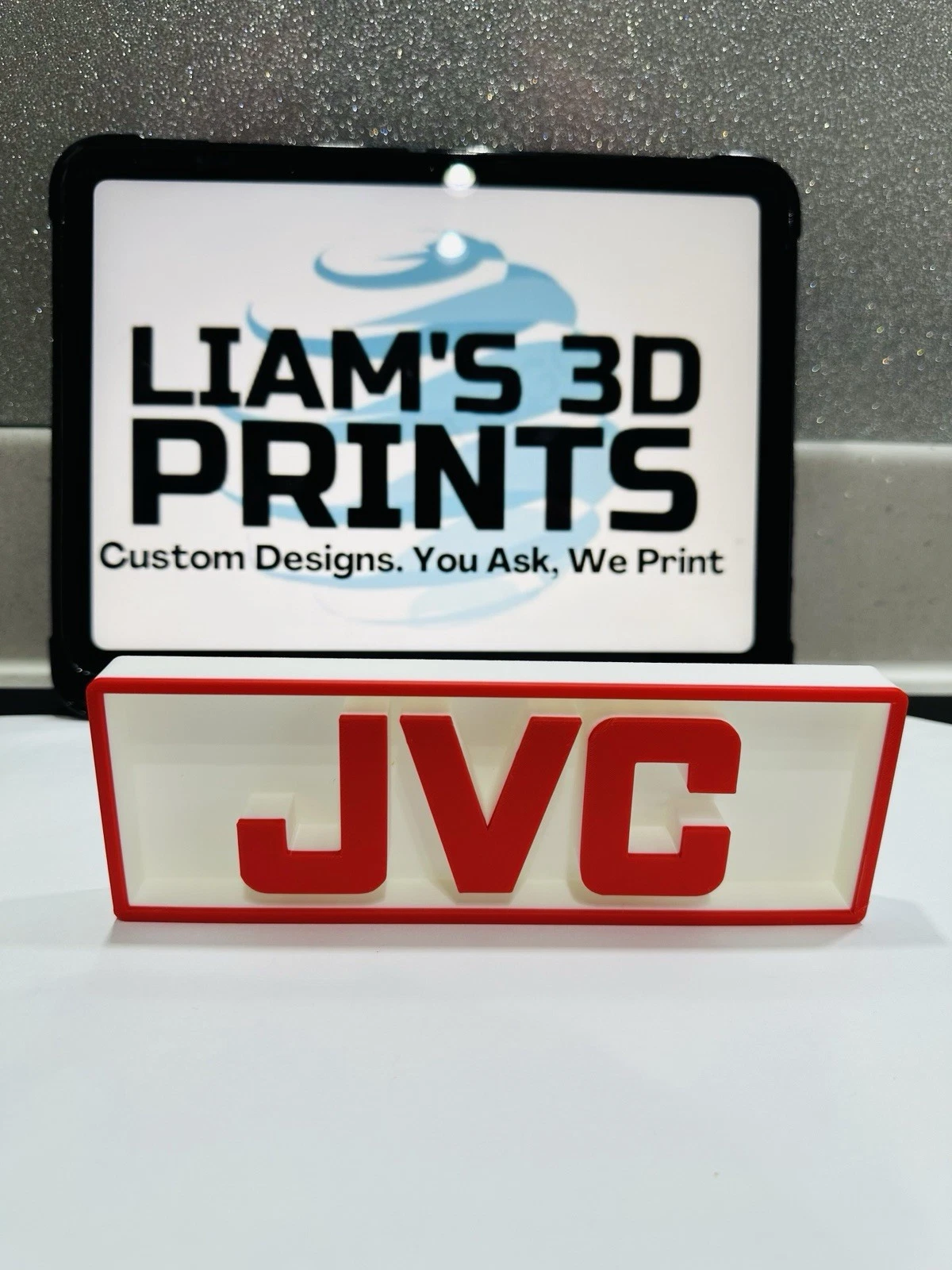 Decorative JVC Technology Logo Sign Display Cinema s17.5cm L22cm