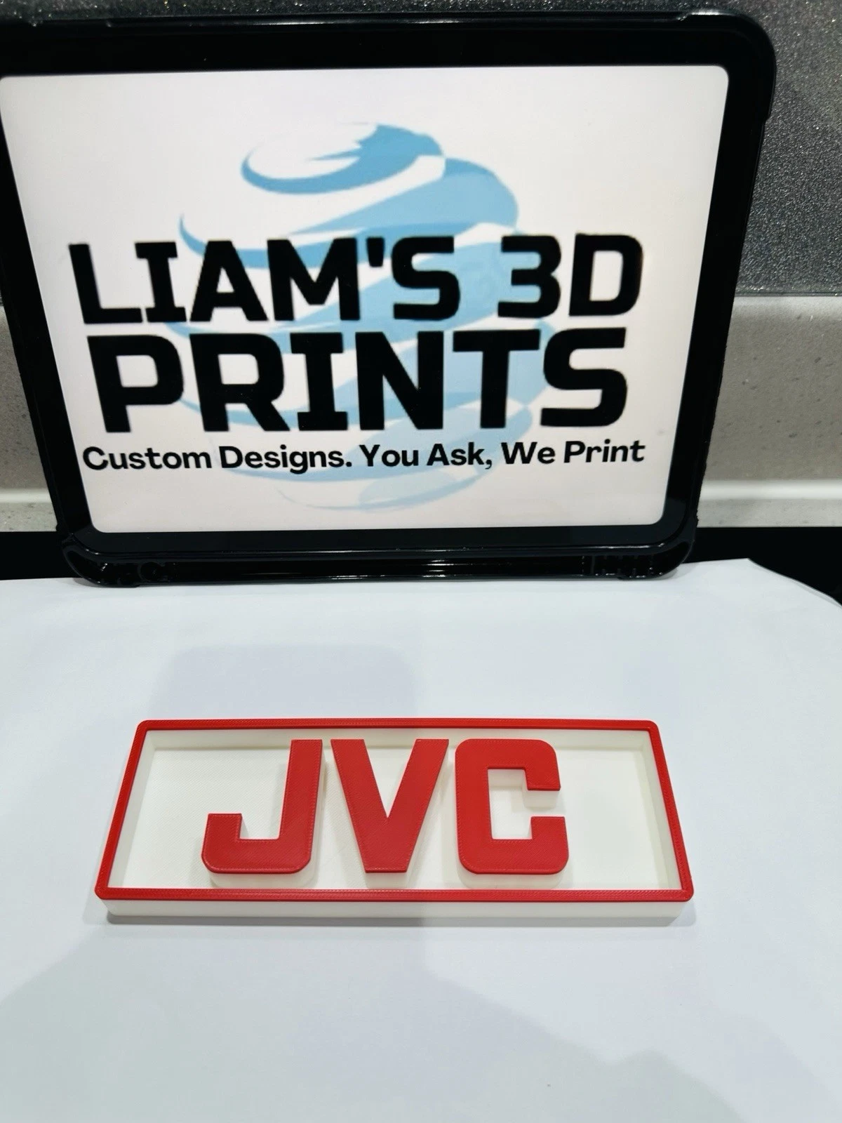 Decorative JVC Technology Logo Sign Display Cinema s17.5cm L22cm