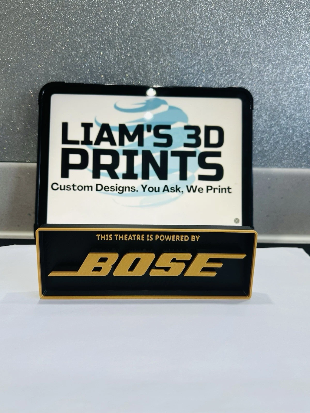 Decorative Bose BOSE logo Sign Display theatre Cinema small 17.5cm Large 22cm