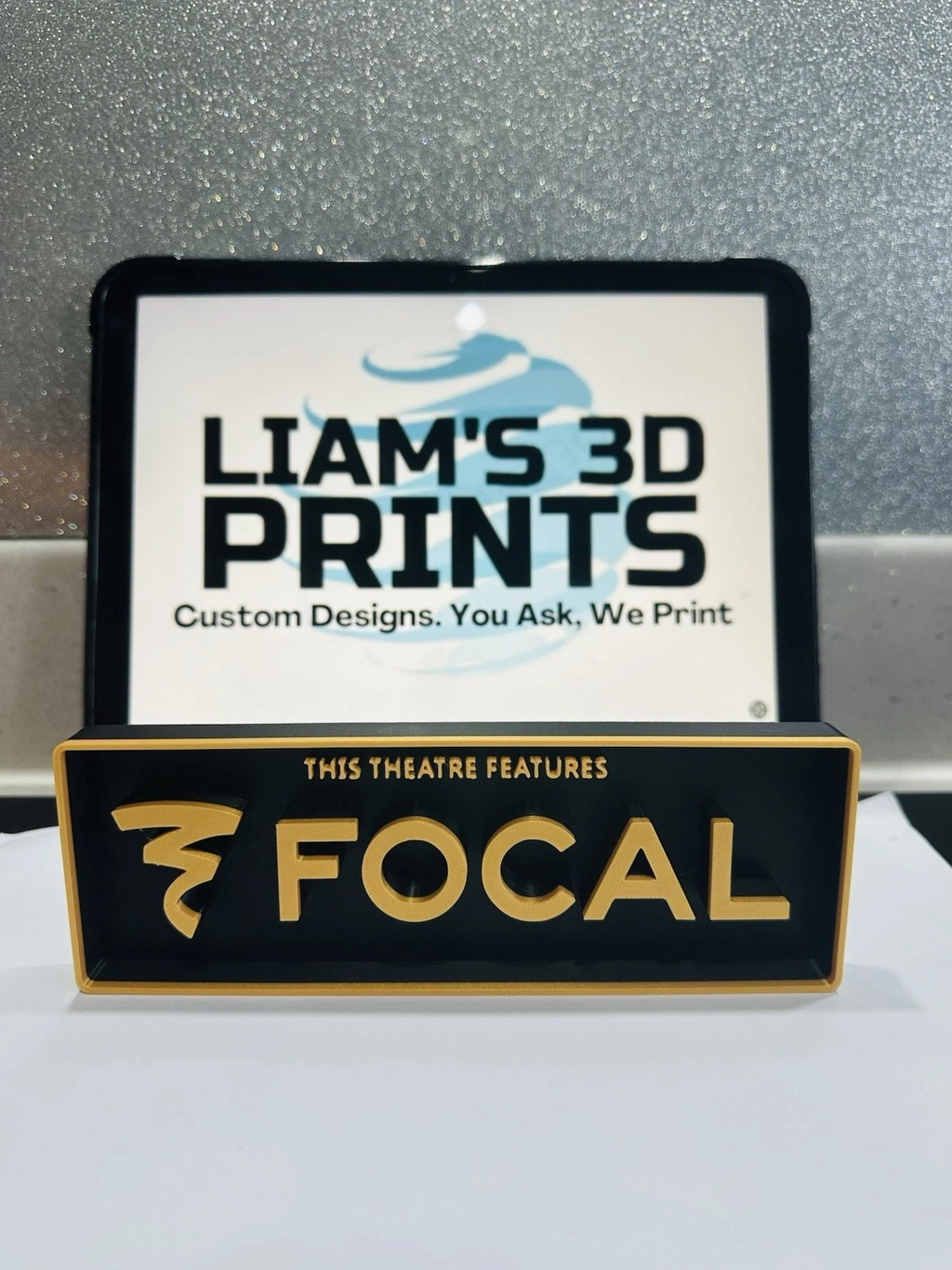 Decorative Focal logo Sign Display theatre Cinema small 17.5cm Large 22cm