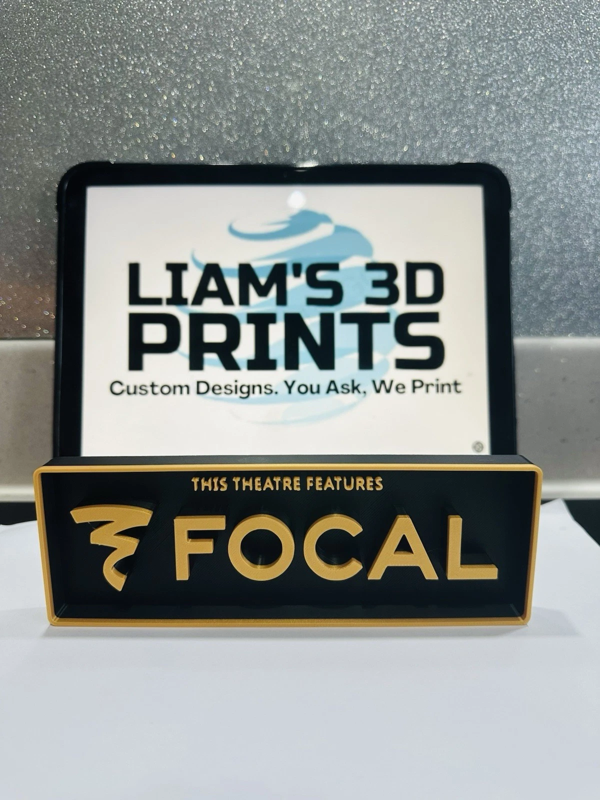 Decorative Focal logo Sign Display theatre Cinema small 17.5cm Large 22cm