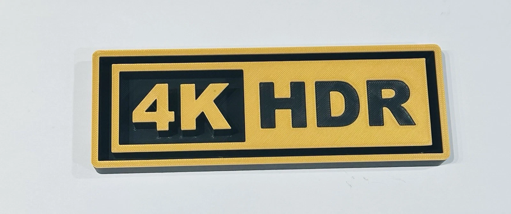 Decorative 4K HDR Dolby logo Sign Display Cinema small 17.5cm Large 22cm