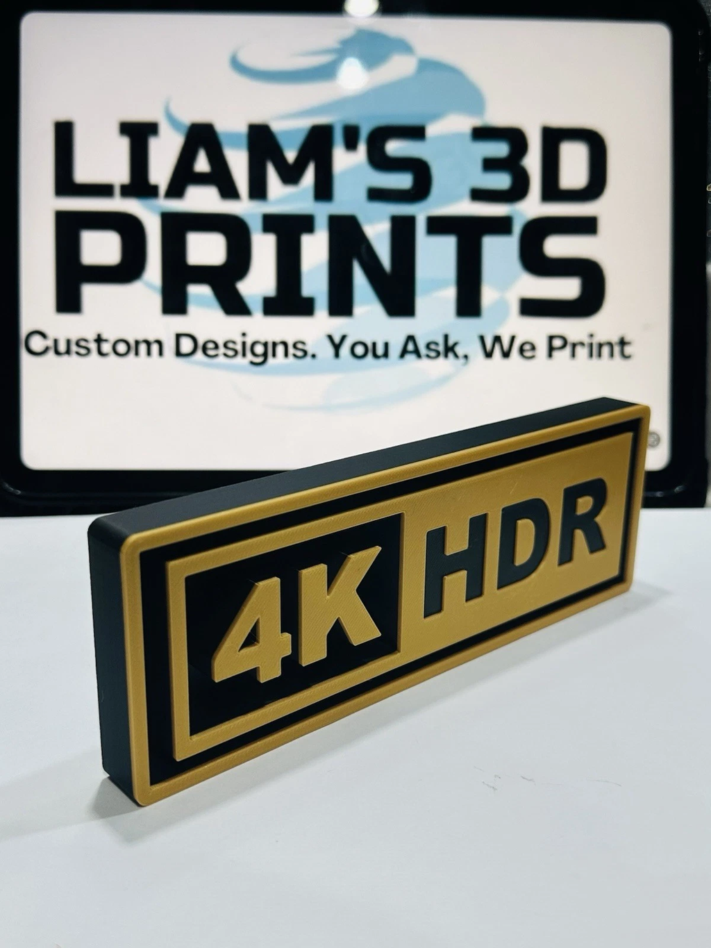 Decorative 4K HDR Dolby logo Sign Display Cinema small 17.5cm Large 22cm