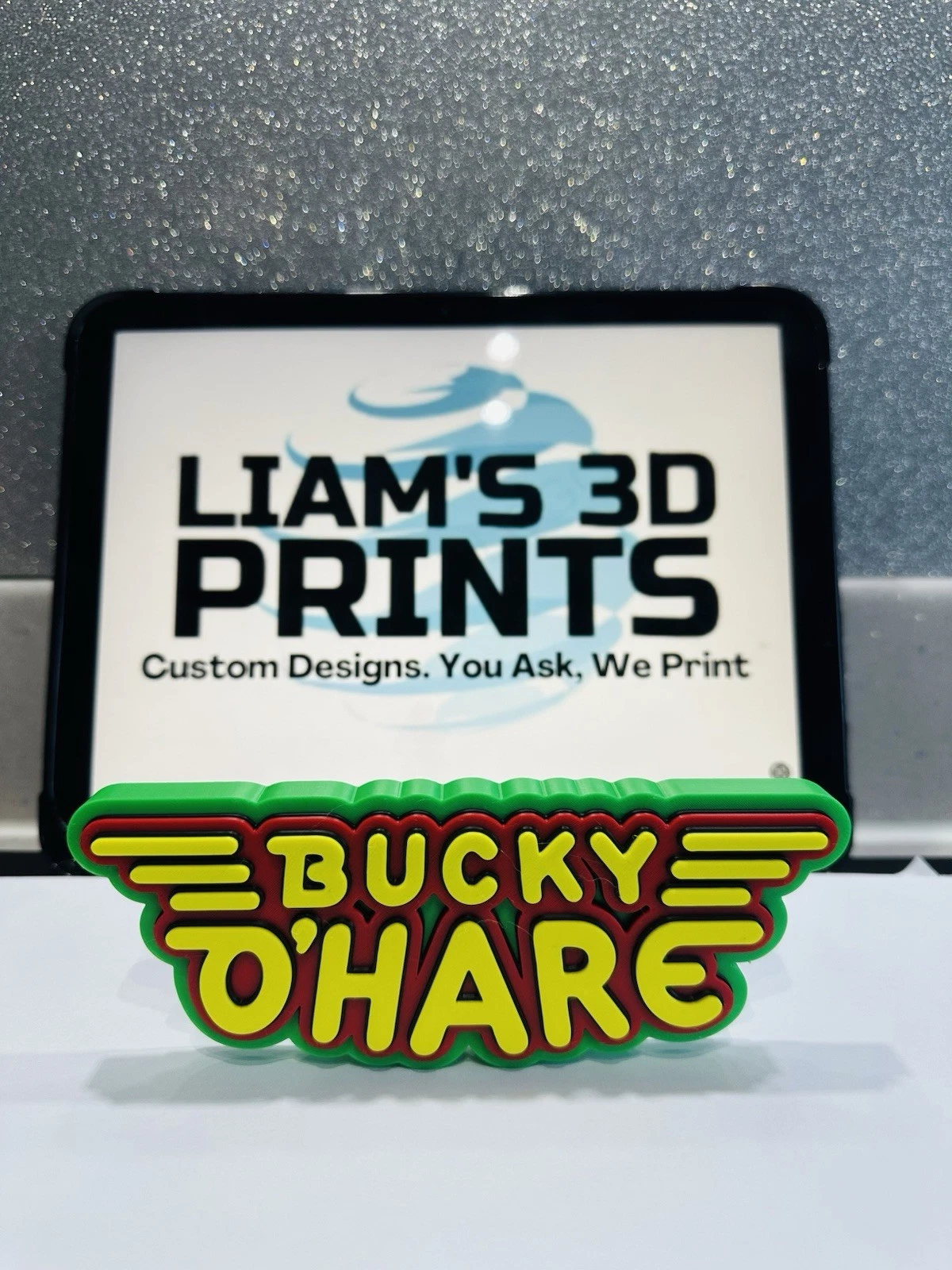 Decorative Bucky O' Hare logo Sign Display Figures