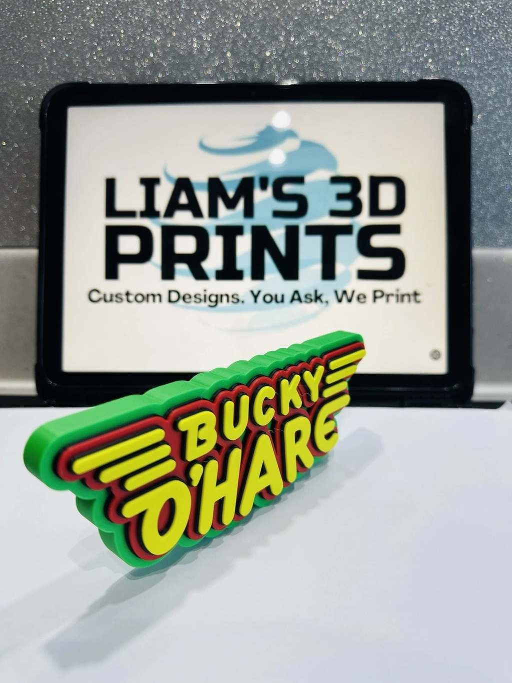 Decorative Bucky O' Hare logo Sign Display Figures