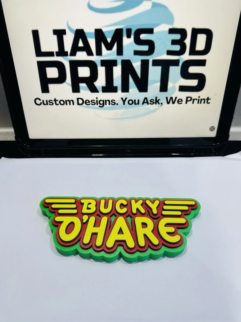 Decorative Bucky O' Hare logo Sign Display Figures