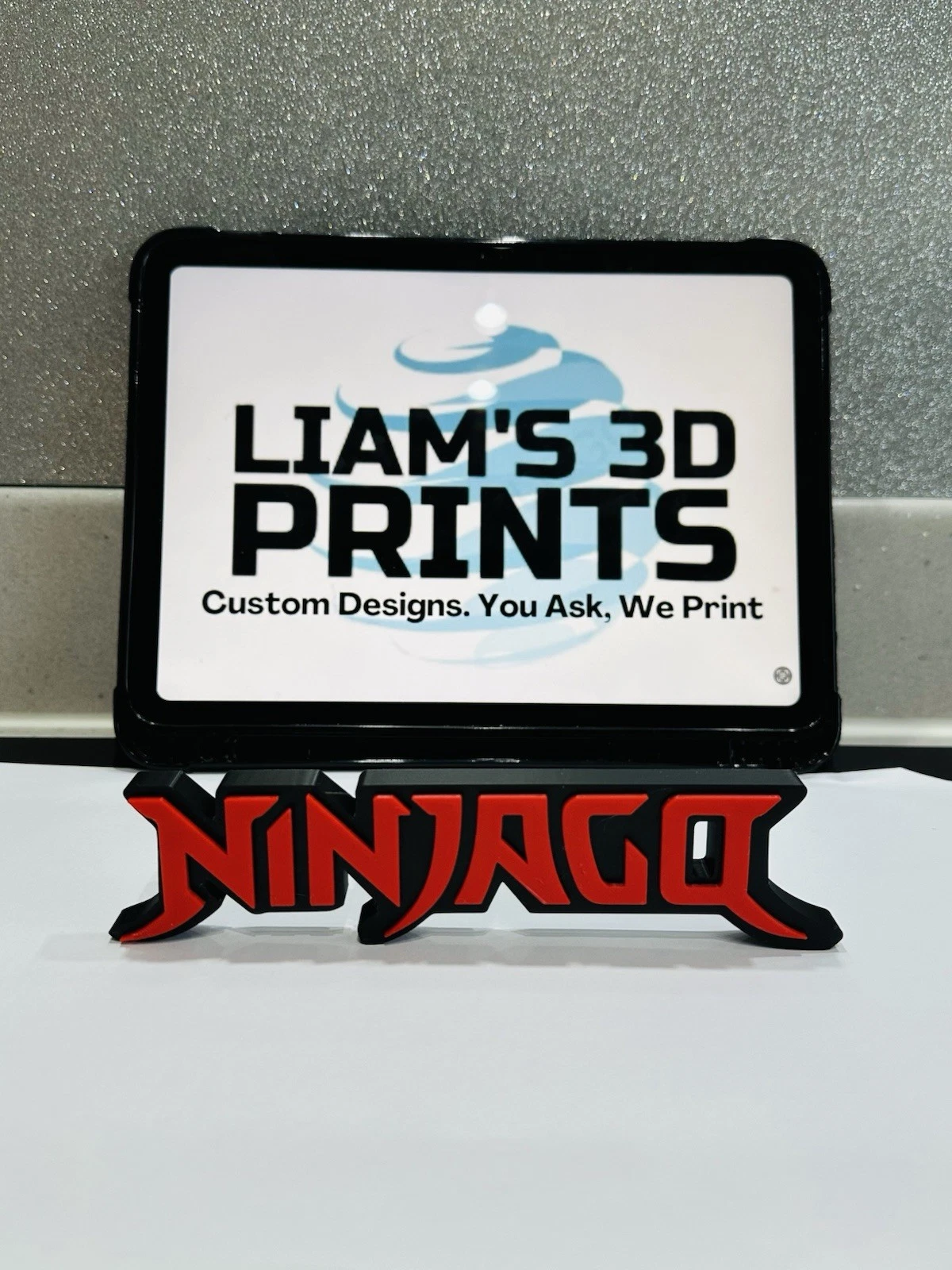 Decorative Lego Ninjago Self Standing Film TV logo Sign Display Pops