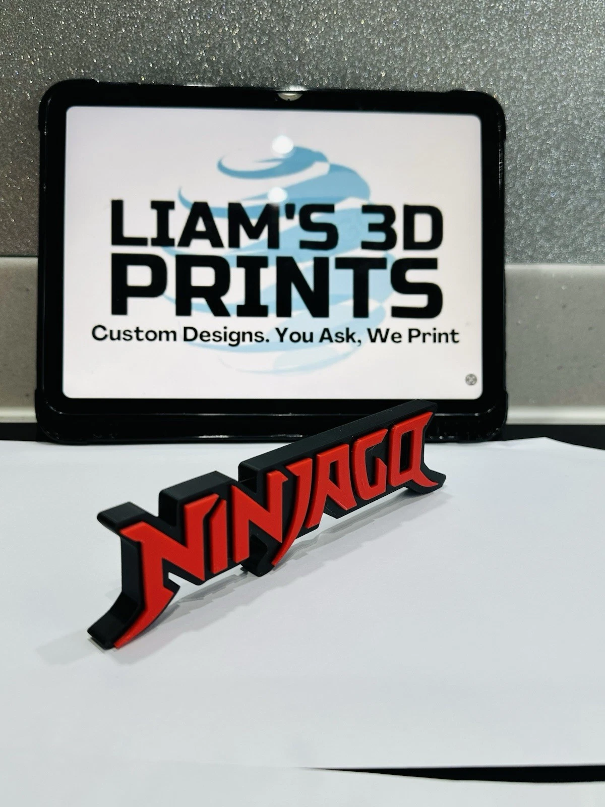 Decorative Lego Ninjago Self Standing Film TV logo Sign Display Pops