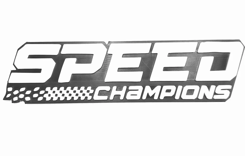 Decorative Lego Racing Speed Champion’s logo Sign Display