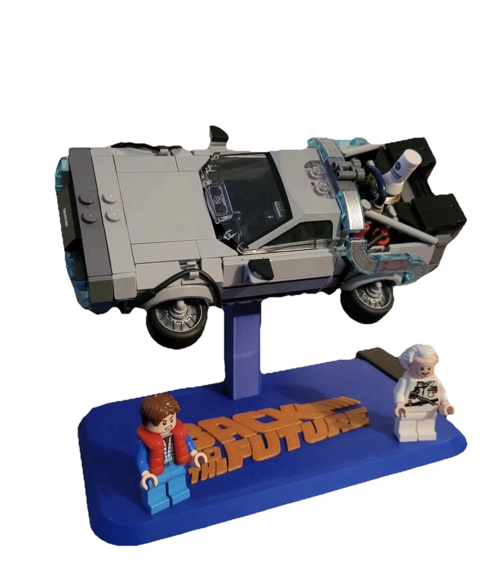 Decorative Back To The Future BTTF Lego 77256 Speed Champions Stand