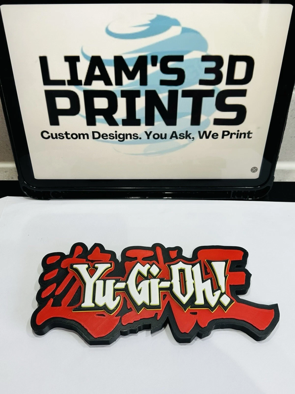 Decorative Yu-Gi-Oh Standing logo Sign Display Pop